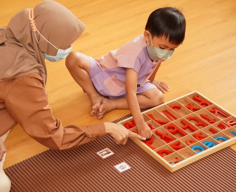 Kegiatan anak di Rumah Key Montessori